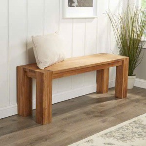 ChunKy Oak : Ghế Băng Dài Gổ Sồi - W90cm